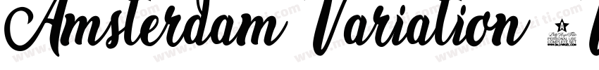 Amsterdam Variation 3Version字体转换